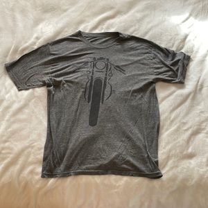 Palmercash motorcycle shirt heather grey XL